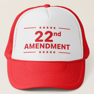 Casquette 22e amendement pour Trump