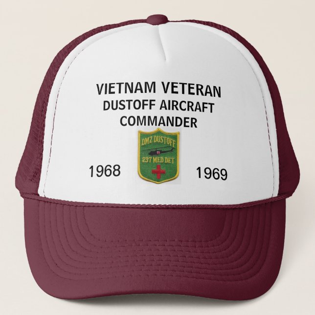 Casquette 237th COMMANDANT MESH HAT d'AVIONS de DUSTOFF (Devant)