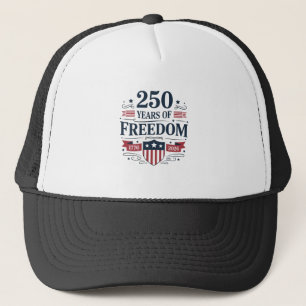 Casquette 250 Ans De Liberté 1776 2026 250e 4 Juillet