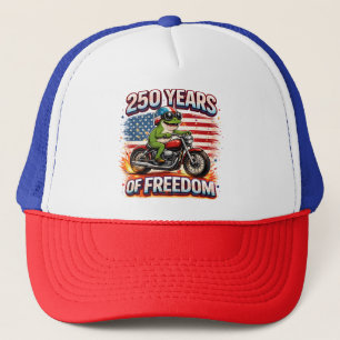 Casquette 250 Ans De Liberté Patriotique Grenouille Motard U