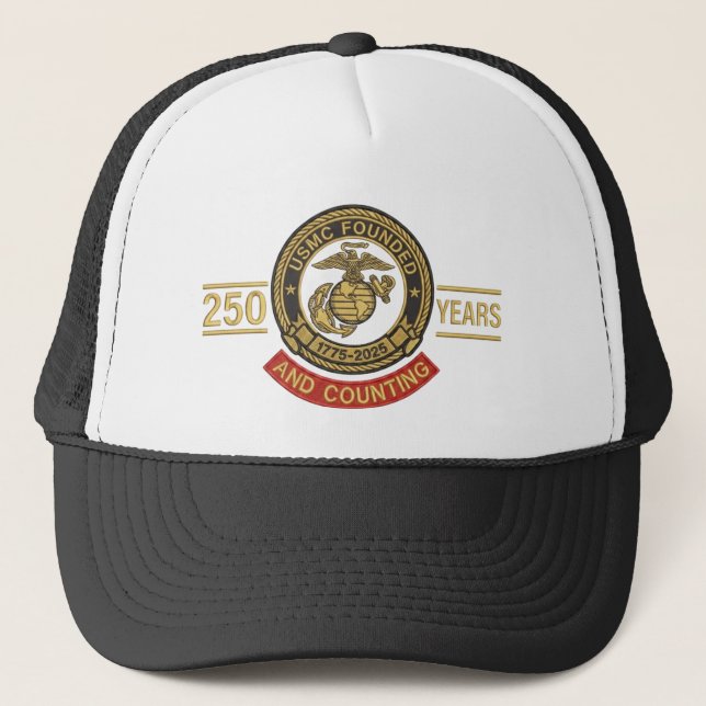 Casquette 250 ans de l'USMC – Et ça continue (Devant)