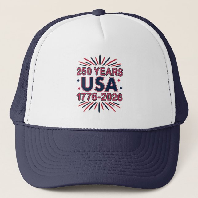 Casquette 250 ans USA | Semiquinentenaire 1776-2026 (Devant)