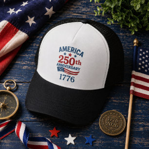 Casquette 250e anniversaire de l'Amérique 250e jour de l'ind