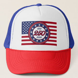 Casquette 250e anniversaire de l'Amérique avec le drapeau de