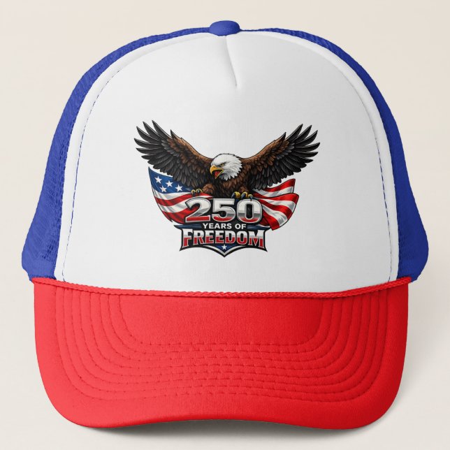 Casquette 250e anniversaire de l'indépendance Amer (Devant)