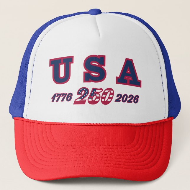 Casquette 250e anniversaire des États-Unis (Devant)
