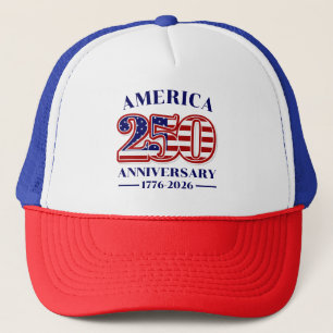 Casquette 250e anniversaire USA patriotique 1776–2026