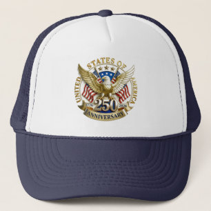 Casquette 250e anniversaire USA Patriotique 1776–2026