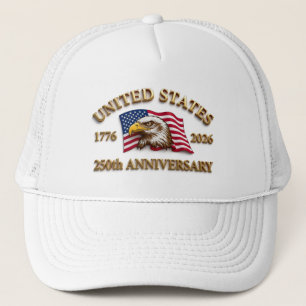 Casquette 250e anniversaire USA Patriotique   1776–2026