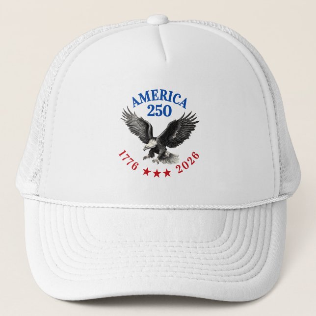Casquette 250th Anniversary USA Patriotic Bald Eagle (Devant)