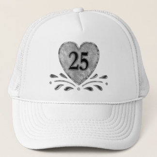 Casquette 25e anniversaire - Argent