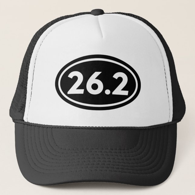 Casquette 26,2 Ovale de marathon (#GEO1) (Devant)