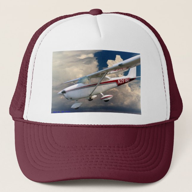 Casquette 2976U descendant Cessna 172 (Devant)