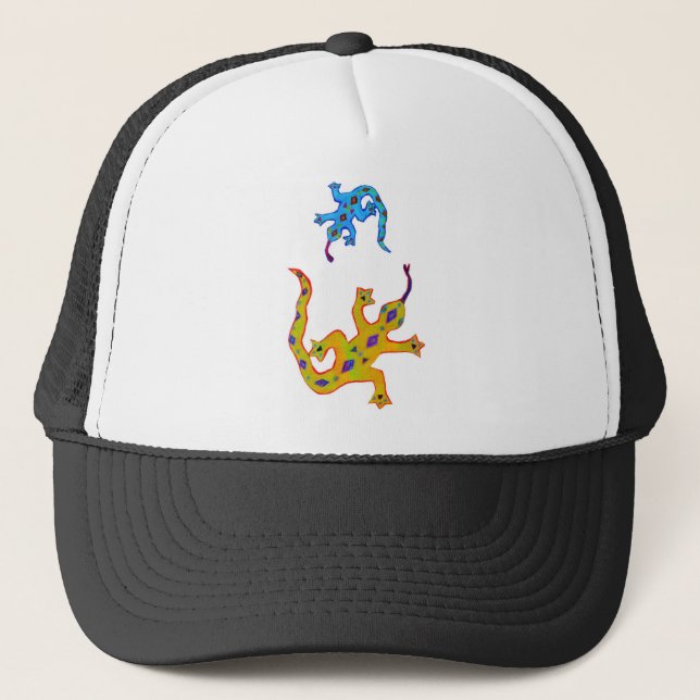 Casquette 2 Geckos (Devant)