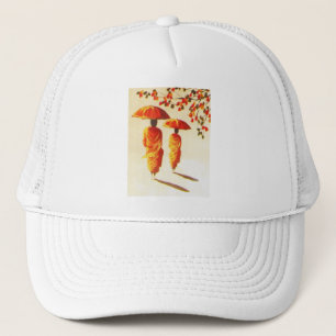Casquette 2 moines bouddhistes laotiens