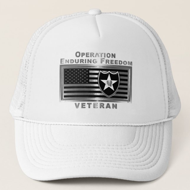 Casquette 2e division d'infanterie «Opération Enduring Freed (Devant)