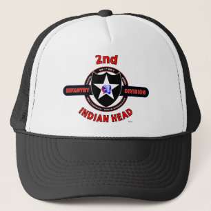Casquette 2ème DIVISION d'INFANTERIE "TÊTE INDIENNE "
