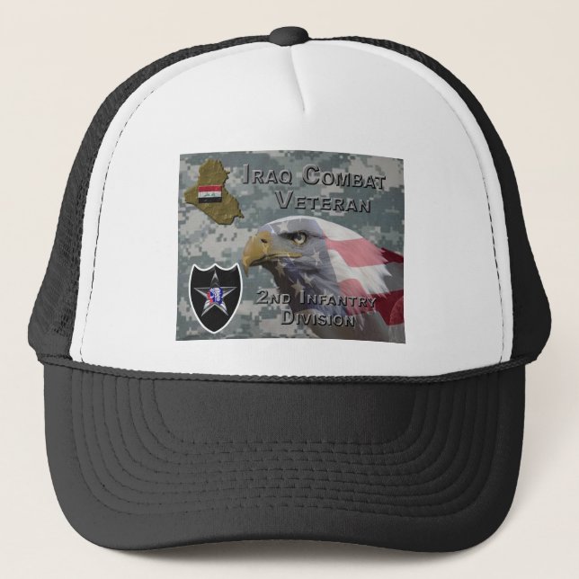 Casquette 2nd Infantry Div Iraq Combat Veteran (Devant)