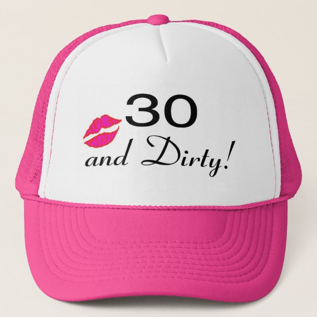 Casquette 30 et lèvres sales (Devant)