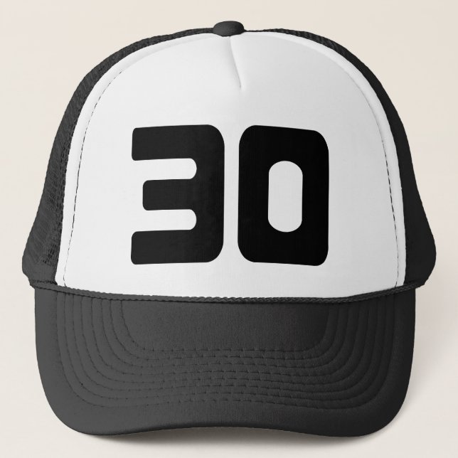 Casquette 30e fête d'anniversaire (Devant)