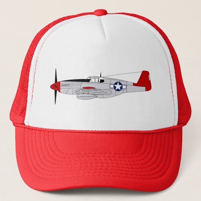 Casquette 332e Groupe de chasseurs - Redtails - Tuskegee Air (Devant)