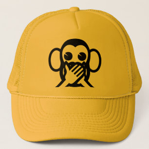 Casquette 3 Singes Sages Iwazaru 言 わ ざ Ne る Pas De Mal Emoji