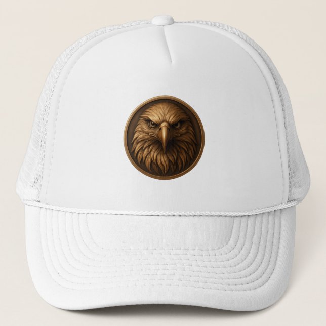 Casquette 3D Royal Eagle Head Medallion Style Hat (Devant)