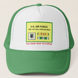 Casquette 3ème VÉTÉRINAIRE de GUERRE de VIETNAM d'ESCADRE de