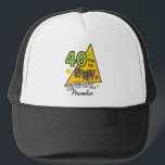 Casquette 40 Year Old Party Animal | 40th Birthday DIY Name<br><div class="desc">Funny Birthday Hat ready for you to personalize. ⭐This Product is 100% Customizable. *****Click on CUSTOMIZE BUTTON to add, delete, move, resize, changed around, rotate, etc... any of the graphics or text or use the fill in boxes. 99% of my designs in my store are done in layers. This makes...</div>