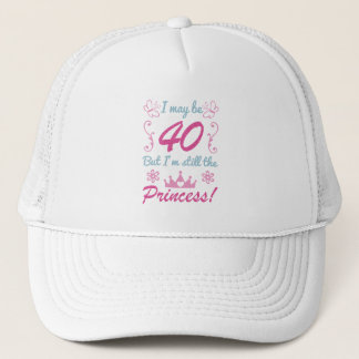 Casquette 40e anniversaire de la princesse