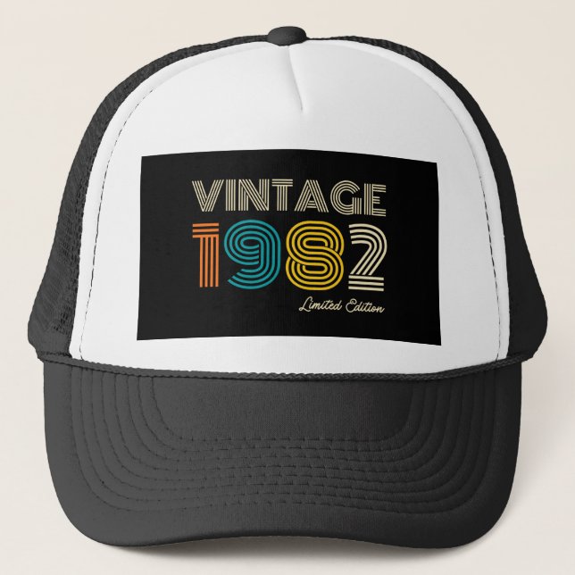 Casquette 40e anniversaire Vintage 1982 Edition limitée (Devant)