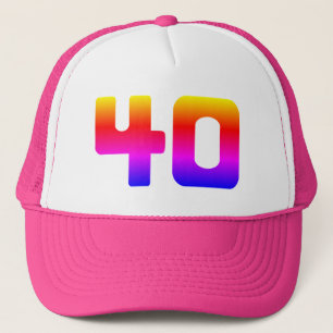 Casquette 40e fête de la fierté d'anniversaire