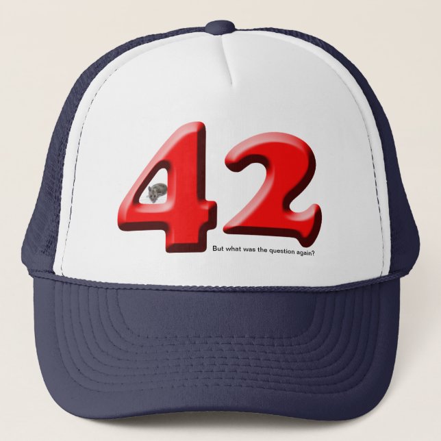 Casquette 42… la réponse à la question (Devant)