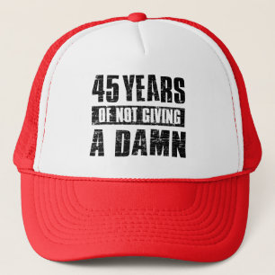 Casquette 45 ans