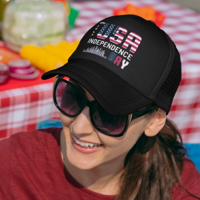 Casquette 4 juillet - Conception du Jour de l'Indépendance d (Créateur téléchargé)