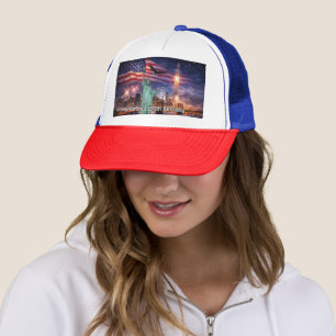 Casquette 4 juillet États-Unis 250e Statue de la Liberté Fus