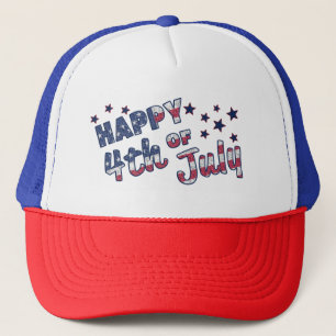 Casquette 4 juillet heureux