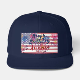 Casquette 4 juillet Joyeux anniversaire Amérique États-Unis 