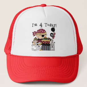 Casquette 4e anniversaire Pirate Tshirts et cadeaux