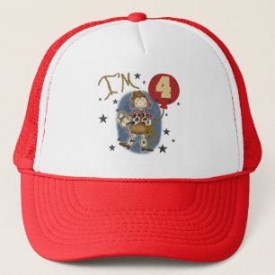 Casquette 4e Cowgirl Tshirts et cadeaux d'anniversaire
