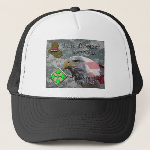 Casquette 4e infanterie Div Irak Vétéran de combat