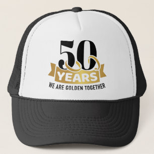 Casquette 50 ans de mariage anniversaire nous avons dormi en