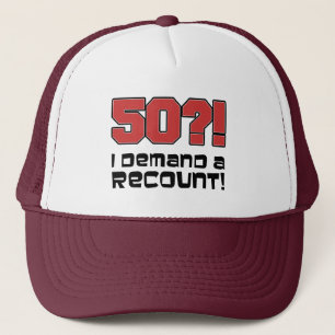 Casquette 50 I Demand A Recount 50th Birthday