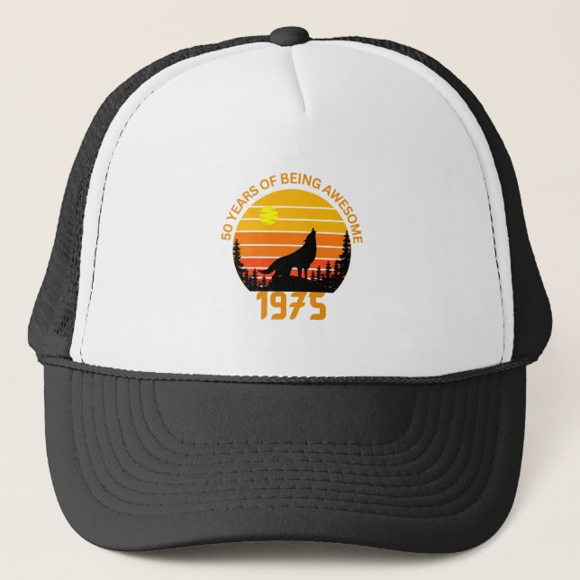 Casquette 50e anniversaire 1975 Vintage (Devant)