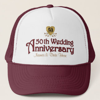 Casquette 50e anniversaire de l'or