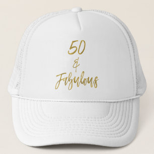 Casquette 50e anniversaire Gold Foil et chapeau de camion bl