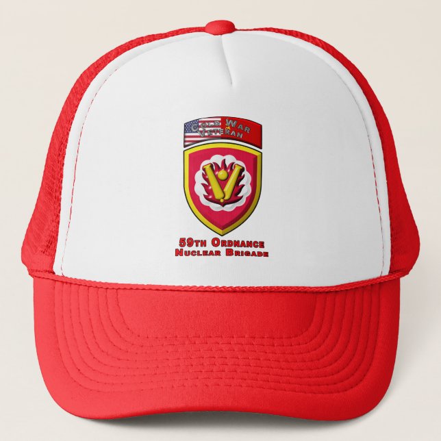 Casquette 59e Brigade d'ordonnance “Dissuasion nucléaire de  (Devant)