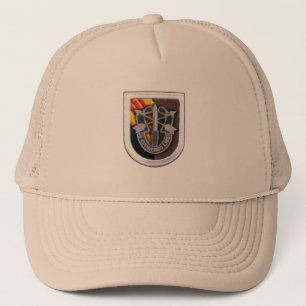 Casquette 5e groupe des forces spéciales crête flash vietnam