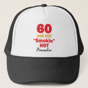 Casquette 60 et toujours nom chaud de l'anniversaire  