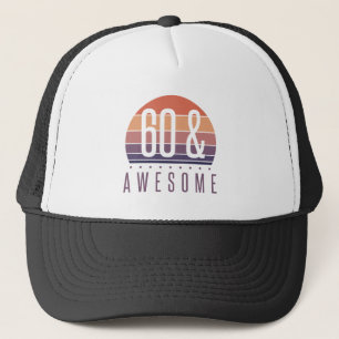 Casquette 60e anniversaire Retro Sunset